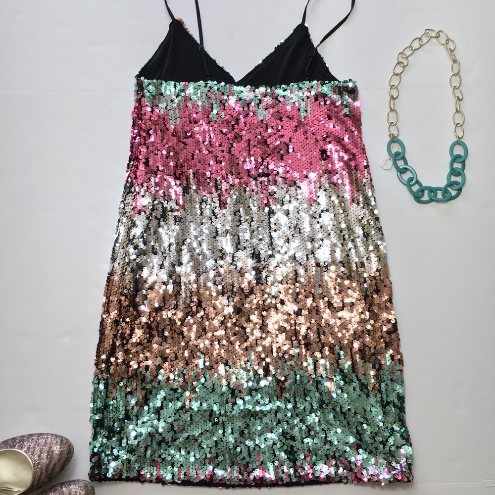 Express Sequin Strap Dress, sz S - Picture 3 of 5